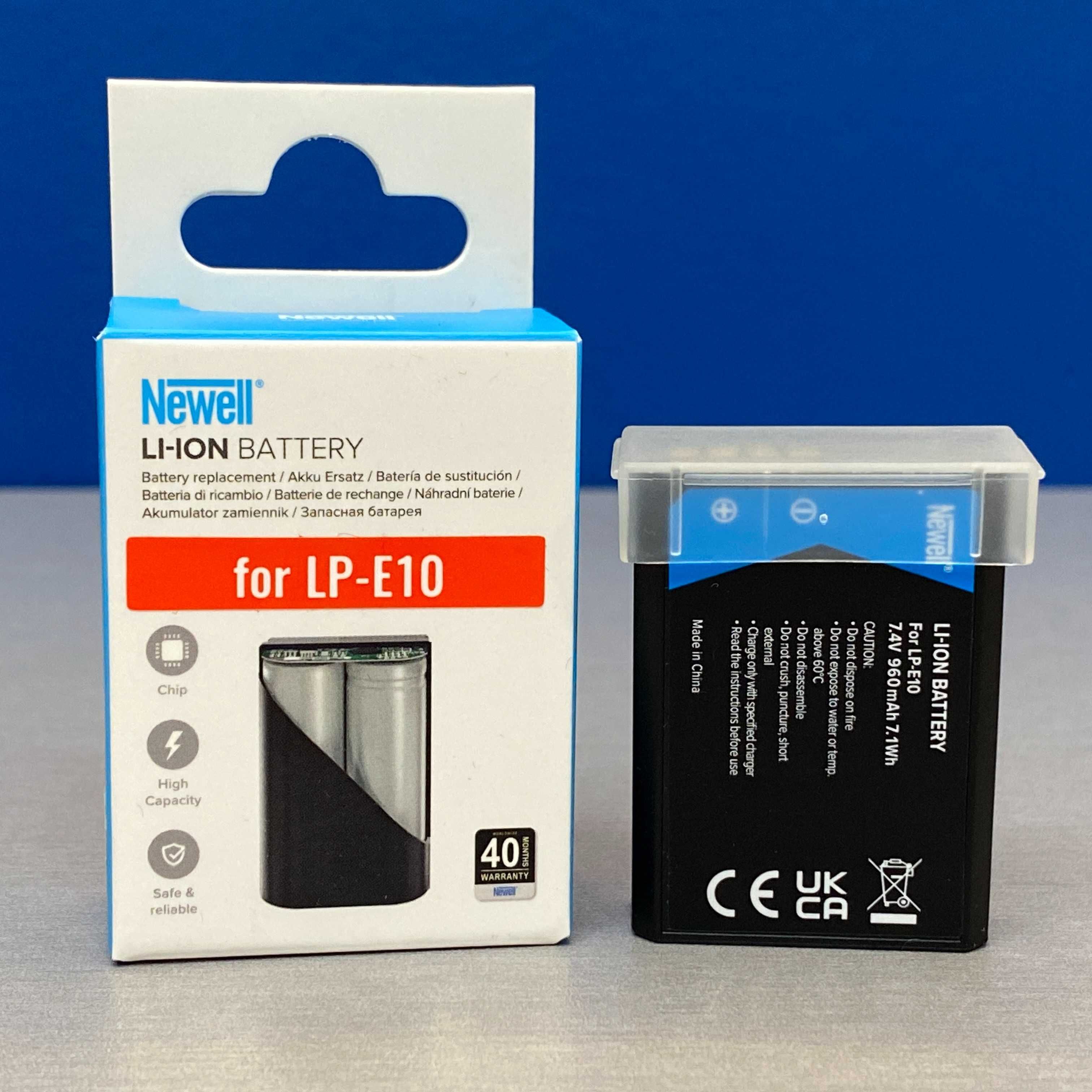 Bateria Newell - Canon LP-E10 (1100D/ 1200D/ 1300D/ 2000D/ 4000D)