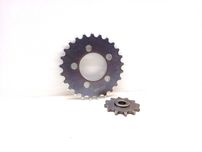 Zębatka zdawcza + zębatka tył Romet Pony Motorynka 415H 12/25 z