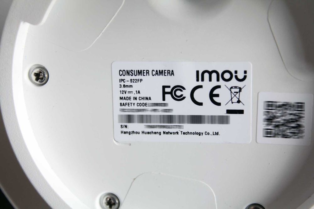 Уличная поворотная ip камера 2МП Imou IPC-S22F с микрофоном и Wi-Fi