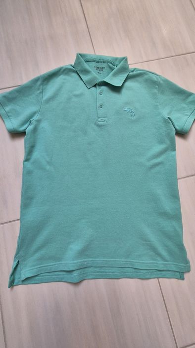 Koszulka t-shirt polo reserved 158 zielony/mieta