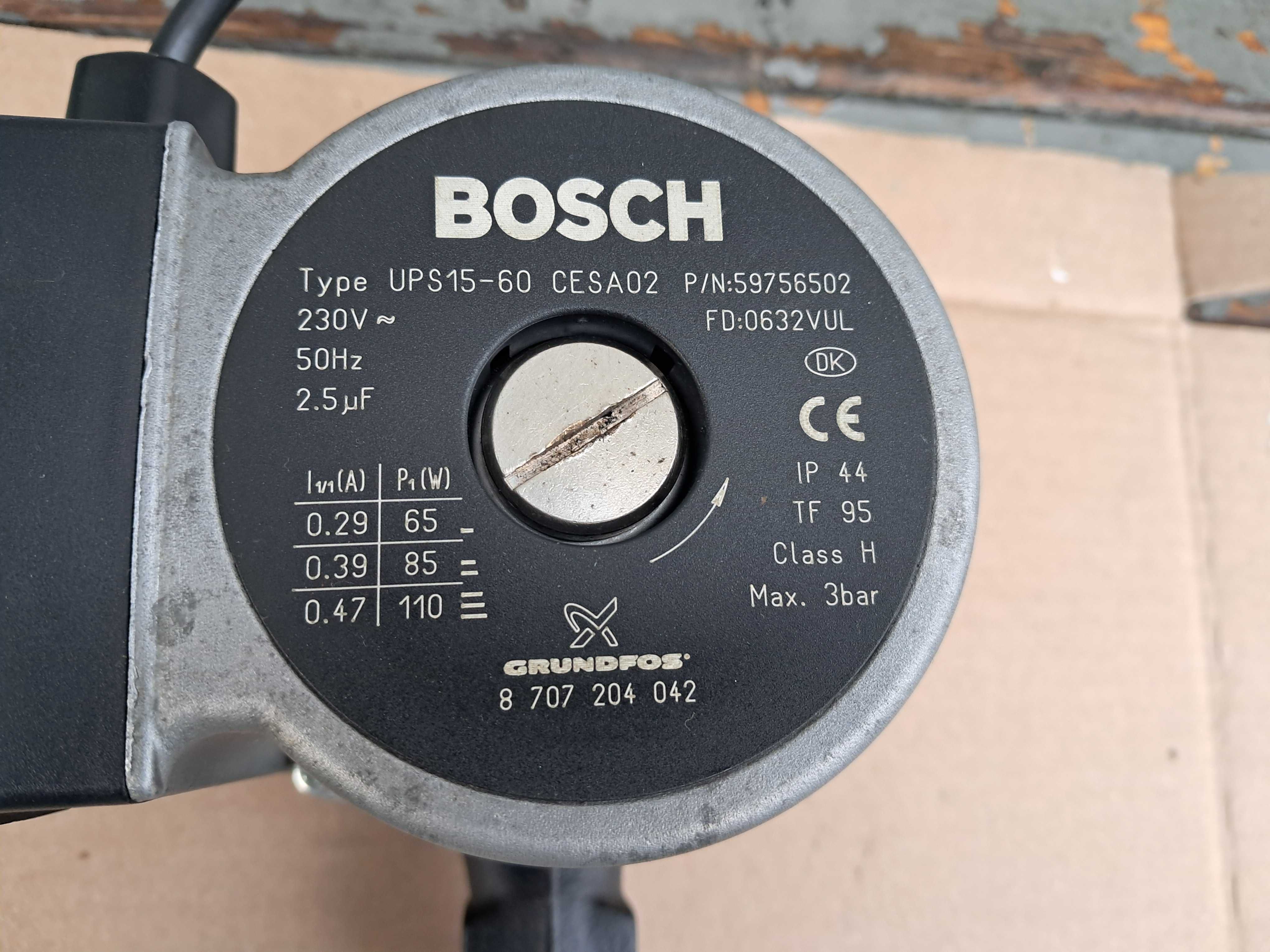 Pompa obiegowa Bosch Grundfos do, pieca, kotła, ogrzewania. Wysyłka