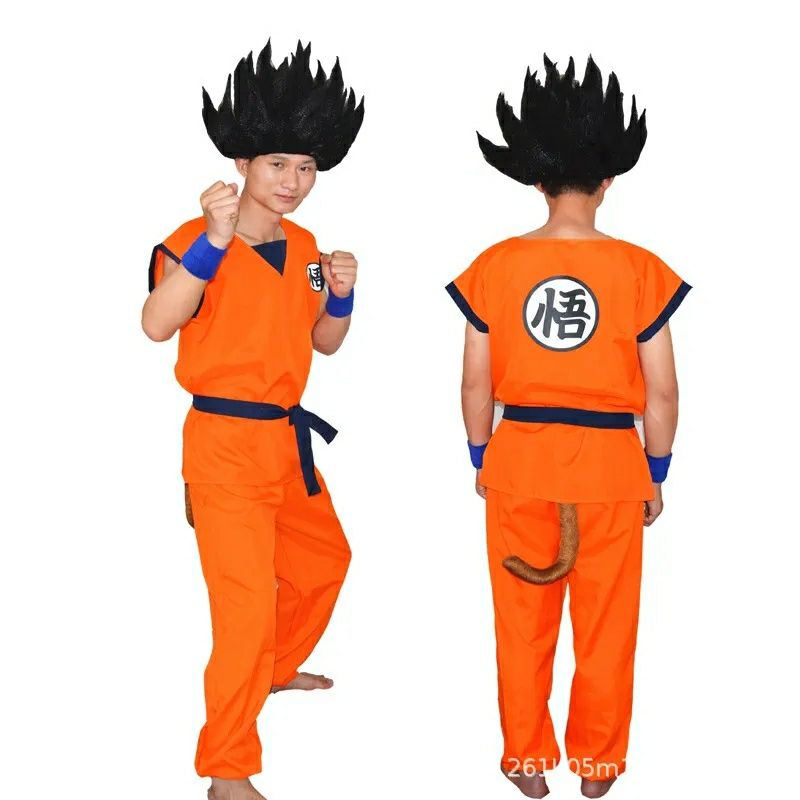 Fato Son Goku Dragon Ball Criança e Adulto
