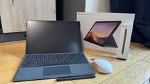 Surface Pro 7 i5/8GB/256GB + Klawiatura, Piórko, Etui, Myszka