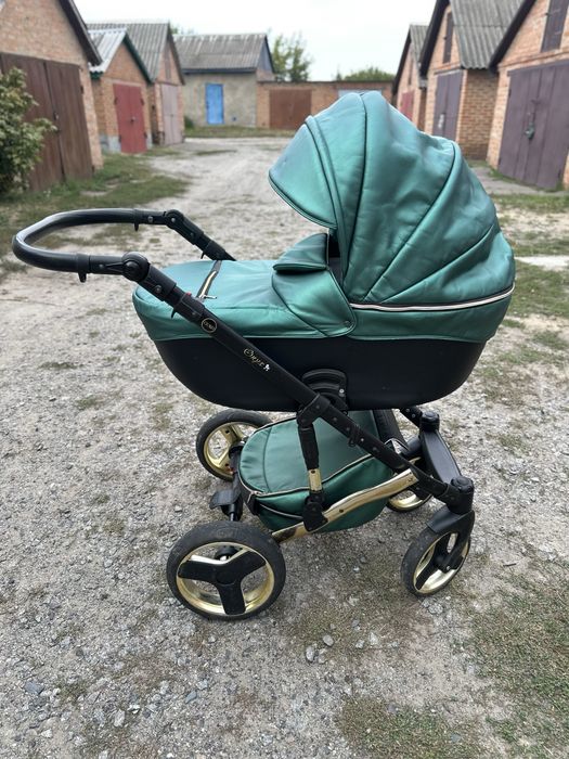 Дитяча коляска Gold Onyx екошкіра