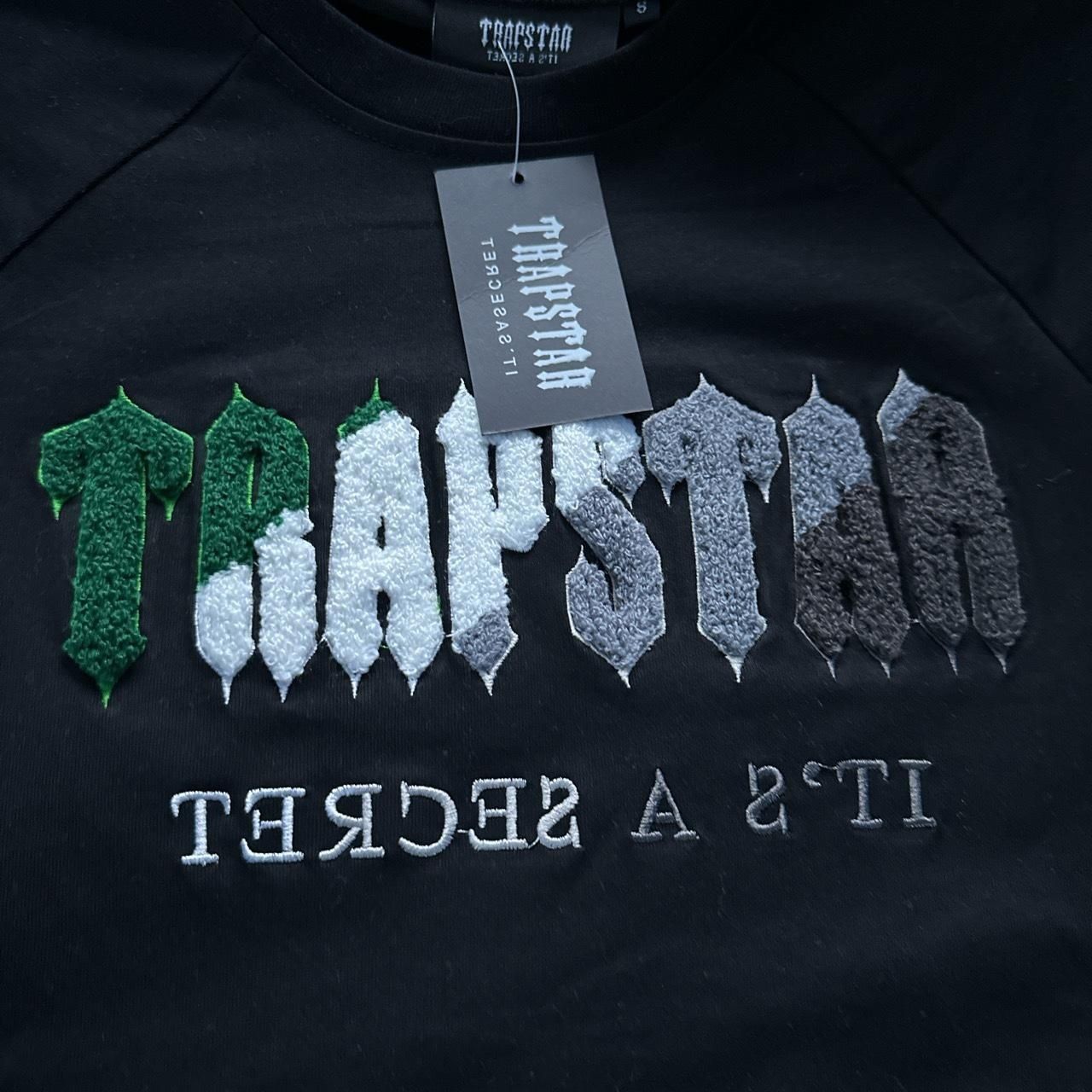 Koszulka Trapstar czarno-zielona oryginalna