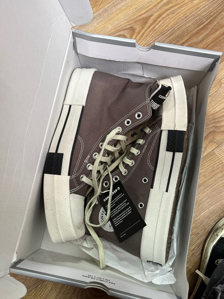 rick owens TURBODRK x converse