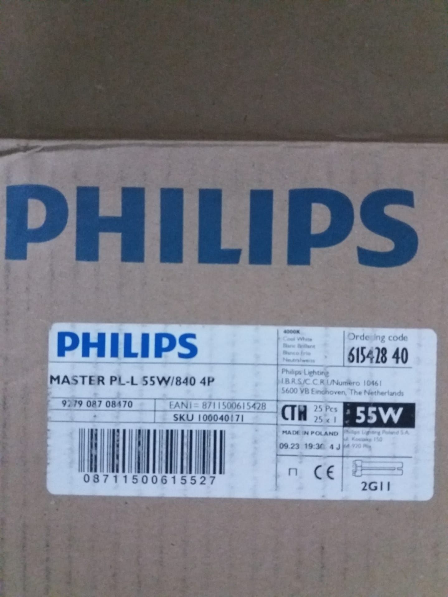 Lâmpadas Philips Master PL-L 4P. 55W-Novas
