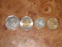 Монеты Доминиканы - 4 шт.