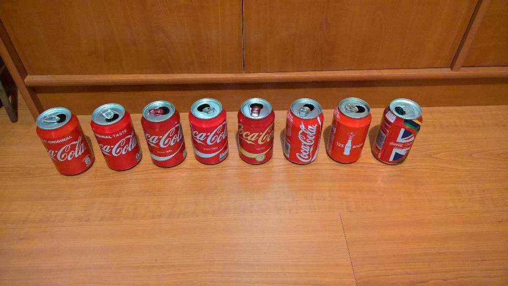 Lote / Coleção latas Coca-Cola