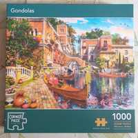 PUZZLE 1000 / 70x50 - Gondolas / Gondole.