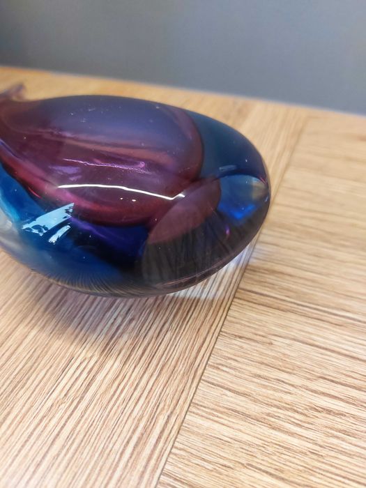 Wazon Somerso Murano.Projekt Flavio Poli z lat 50-60 tych