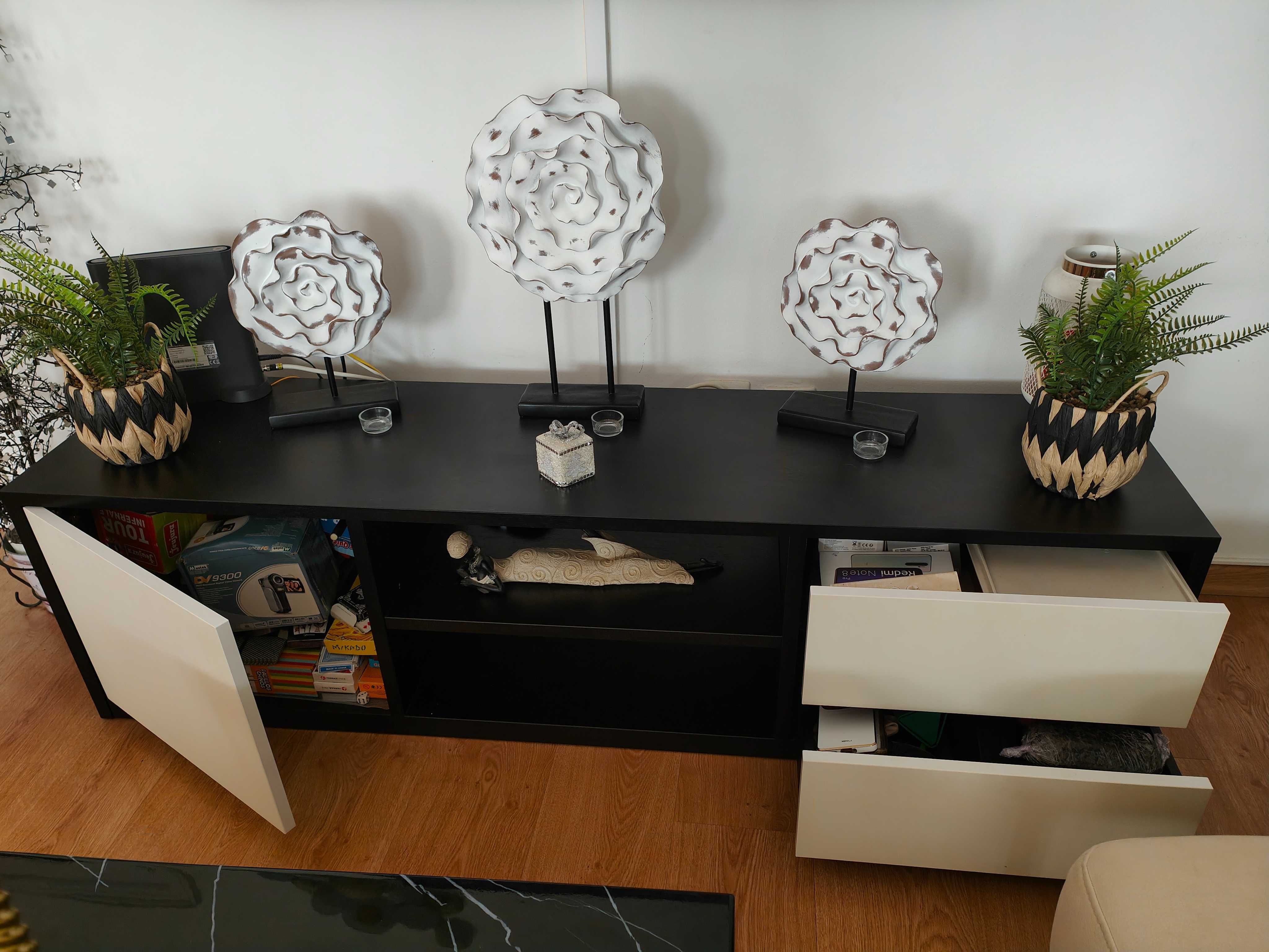 Conjunto de sala, Móvel TV, Aparador e Mesa de refeição extensível