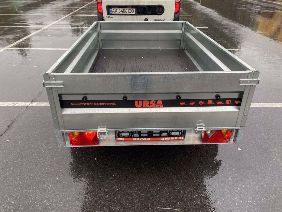 Оцинкованный усиленный, легковой, бортовой, прицеп