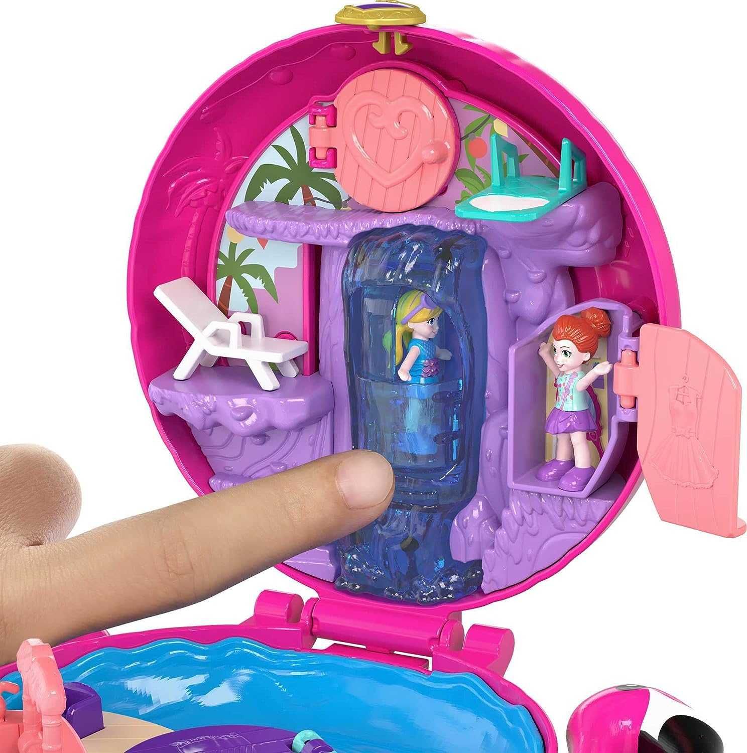 Ігровий набір Polly Pocket Flamingo Floatie, Плавучий Фламінго