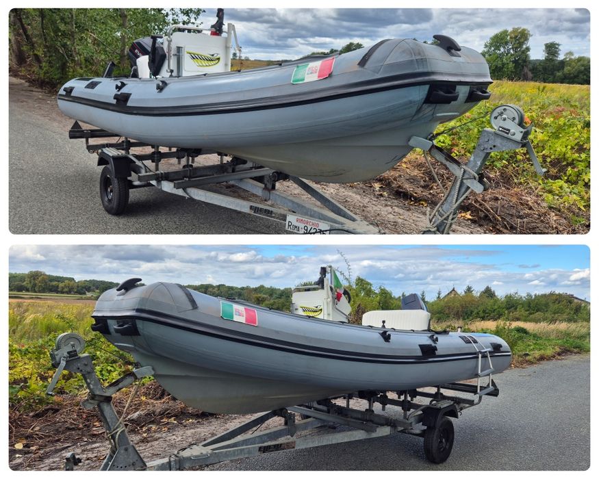 JOKER BOAT Nautica Aiello 470 łódź motorowa RIB + radar Lowrance