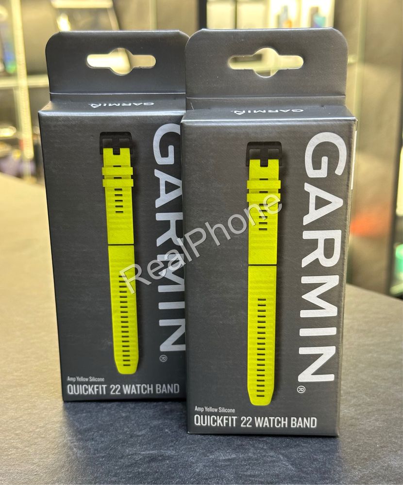 Ремінець Garmin QuickFit Amp Yellow Silicone Band 22mm