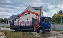 Usługi transportowe Transport HDS wywrotka platforma Autolaweta