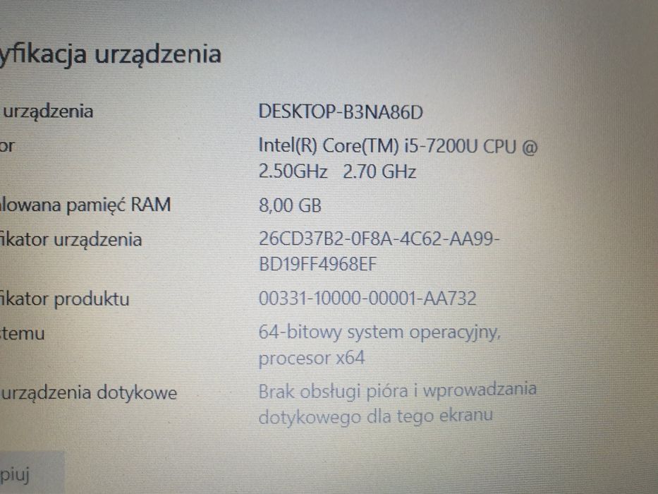 Laptop Dell Inspiron 5567 i5-7200U 8GB 1T AMD R7 M445 FHD