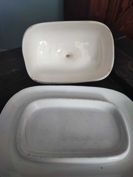 Stara francuska maselnica sielskie wiejskie klimaty