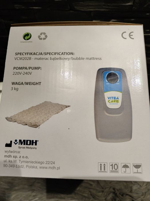 Materac przeciwodleżynowy Vitea Care