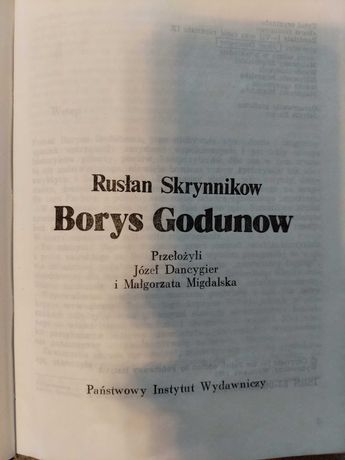 Borys Godunow z serii biografie slawnych ludzi