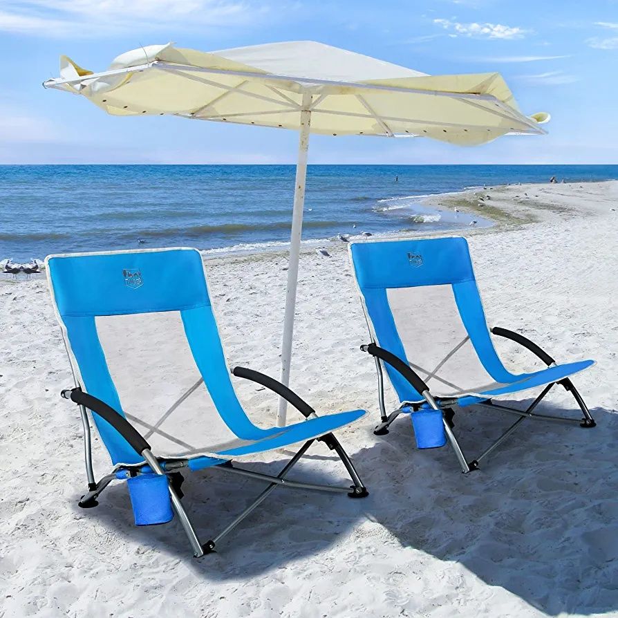 Krzesło plażowe, leżak, składany