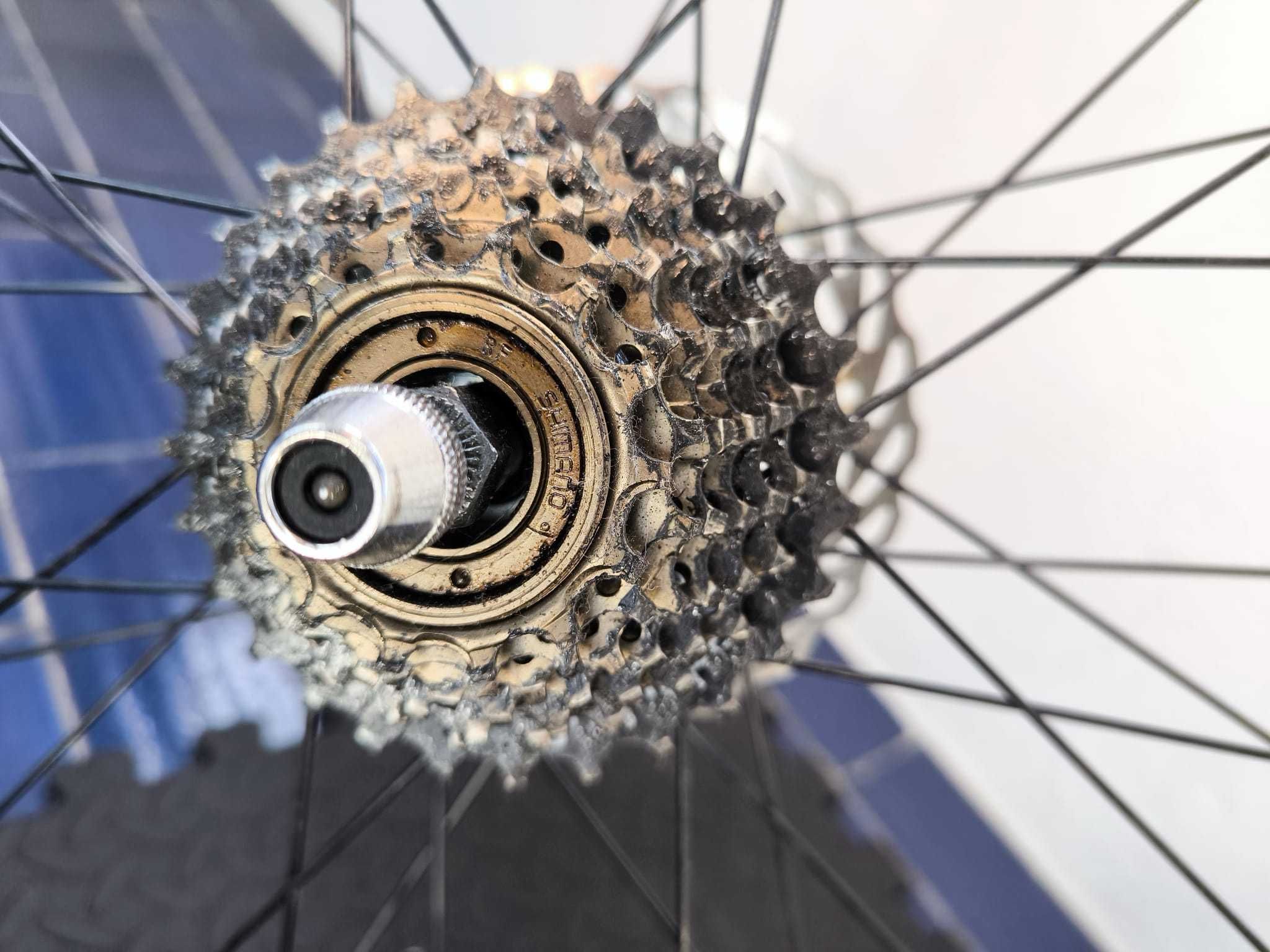 Roda completa para Rolo de treino pneu 29'+PneuBTT ,cassete de 7v SHIM