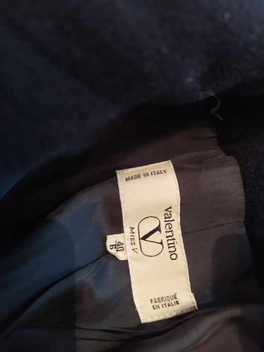 Пальто Valentino Синего цвета Made in Italy