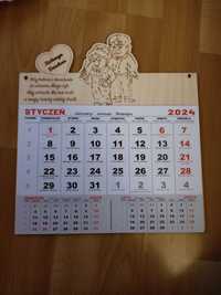 Kalendarz Dzień Babci Dziadka grawer