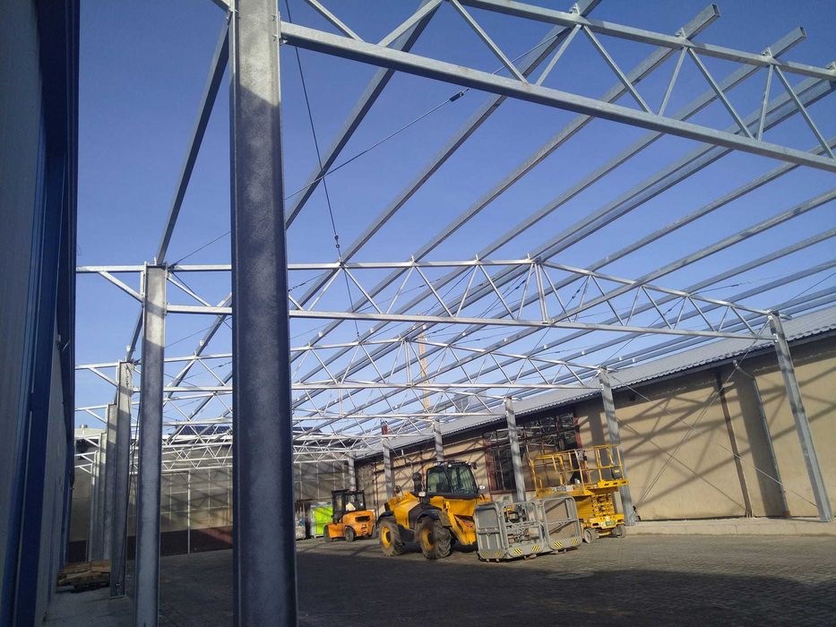 Konstrukcja stalowa Hala stalowa Hala Magazynowa Magazyn Ocynk