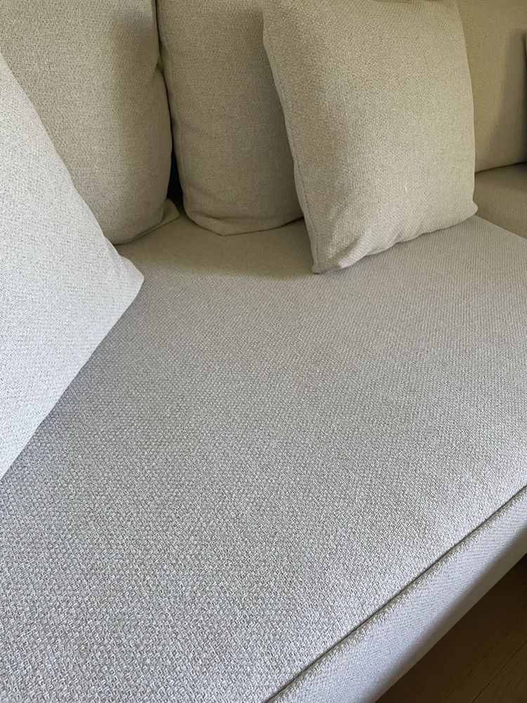 Sofa Branco Moderno Novo