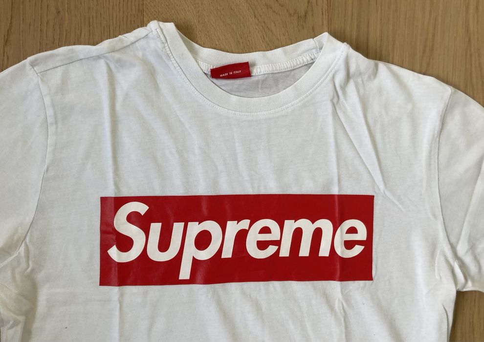 Koszulka T-shirt biała Supreme r. M
