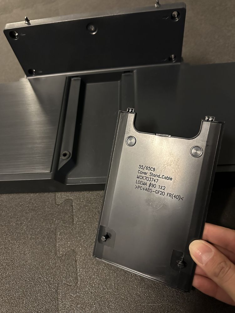 Acessório Base para TV LG Titanium Gray