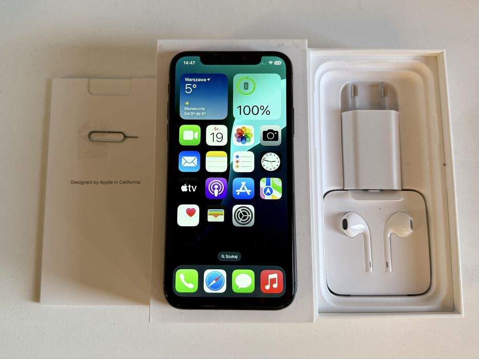 Iphone Xs 256GB, stan idealny, bateria 100%