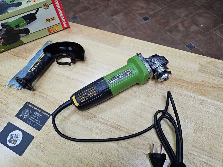 Болгарка ProCraft Professional 125 диск Гарантия 36мес