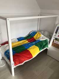 Łóżko dziecięce Ikea z ramą na baldachim