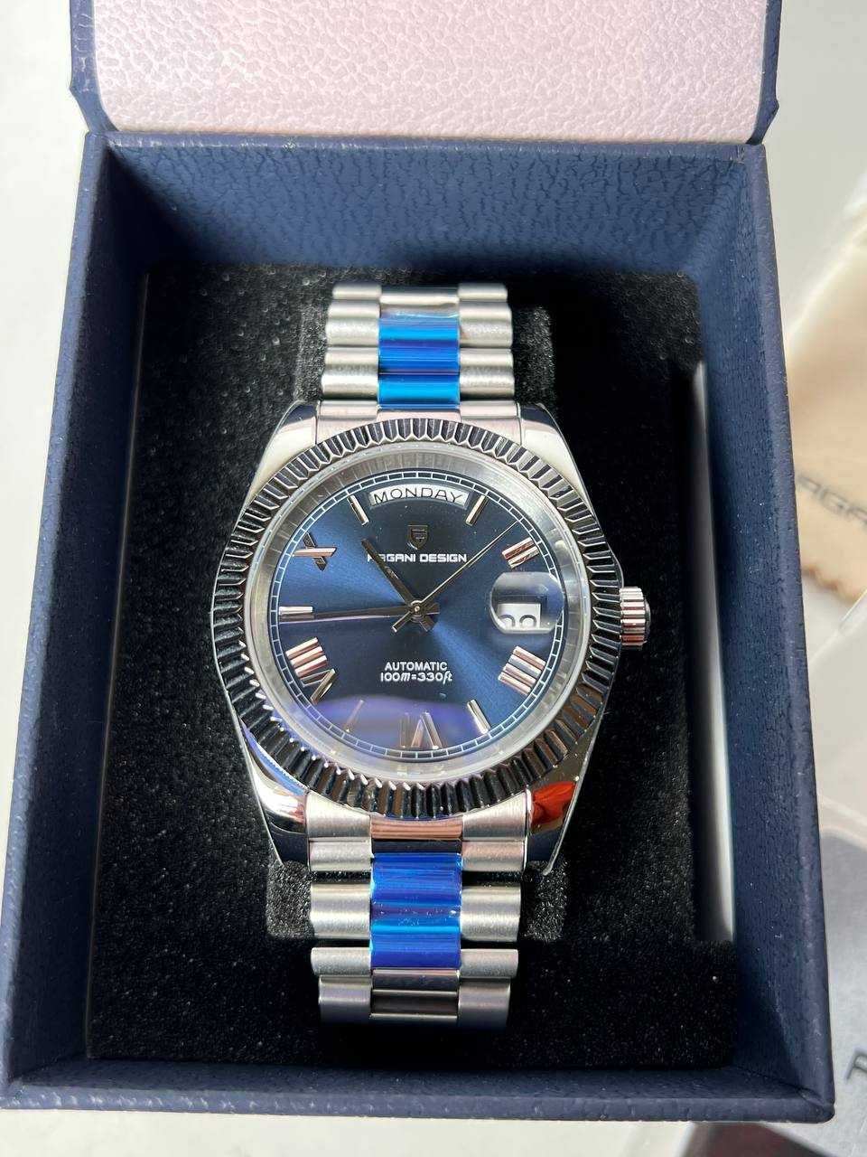 Часы Pagani Design PD-1783 Silver-Blue  40 mm