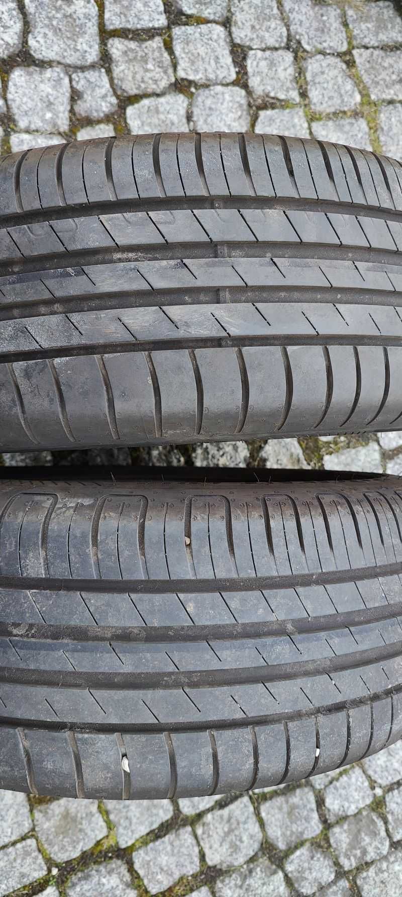 4 koła z oponami letnimi 215/55R16 po 2 szt.: GOODYEAR oraz Fulda