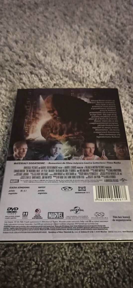 Hulk niesamowity Hulk DVD Platinum collection jak nowy