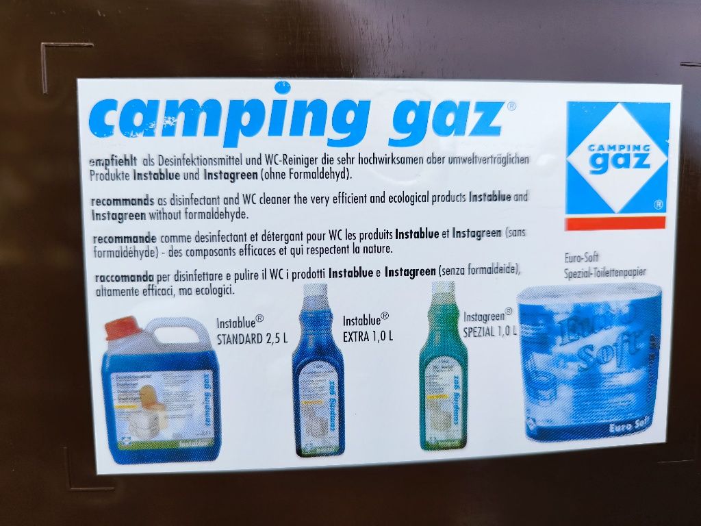 Firmowa toaleta turystyczna CAMPINGAZ wc ,kibel kempingowy