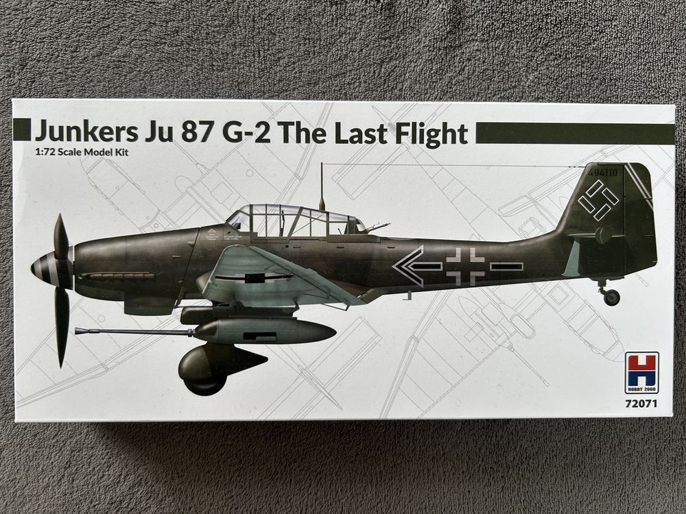 Samolot Junkers Ju 87 G-2 model do sklejania 72071 Hobby2000