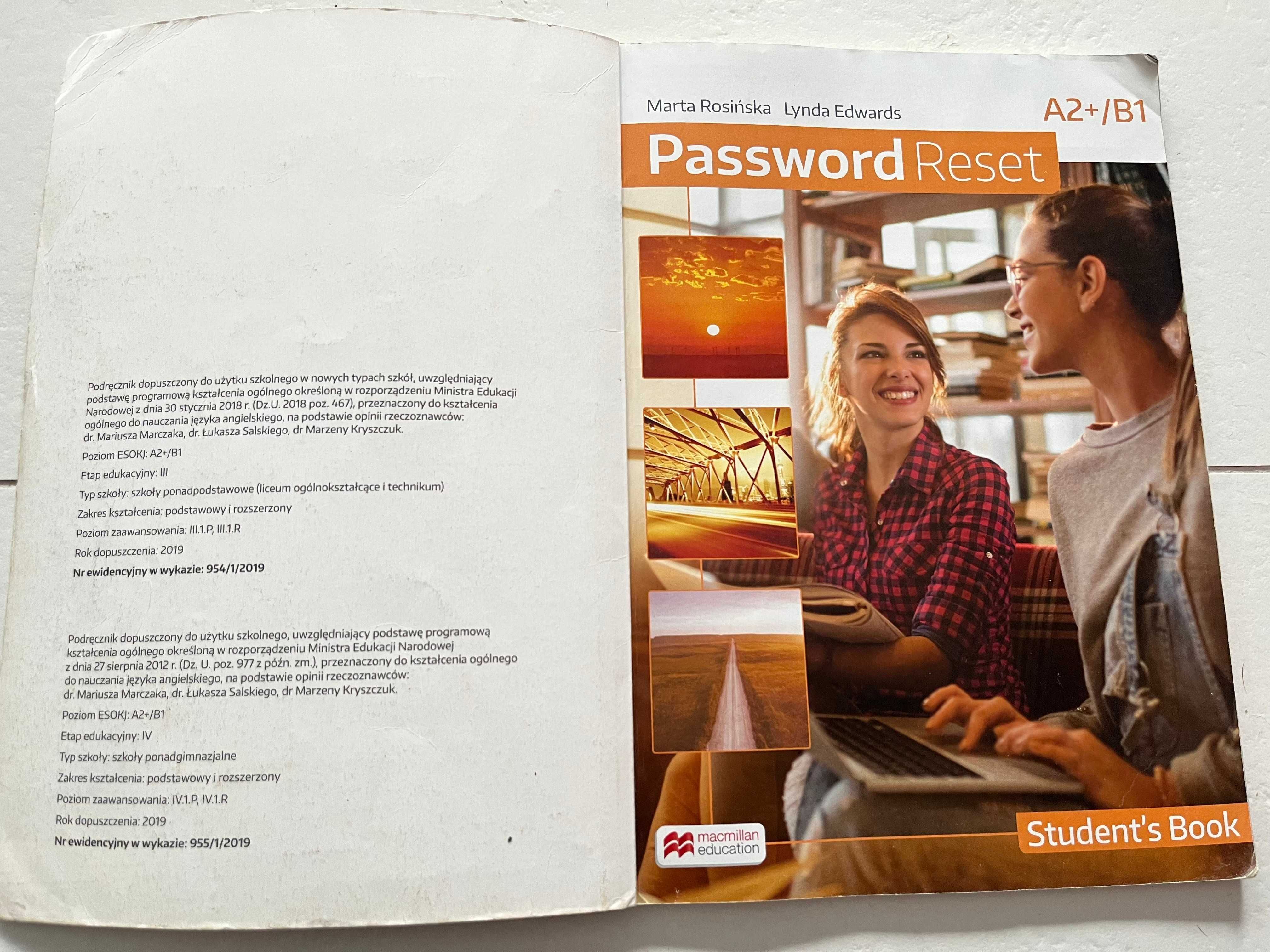 Podręcznik Password Reset A2+/B1 Macmillan