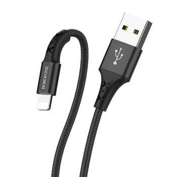 Kabel BX20 Enjoy - USB na Lightning - 2A 1 metr czarny