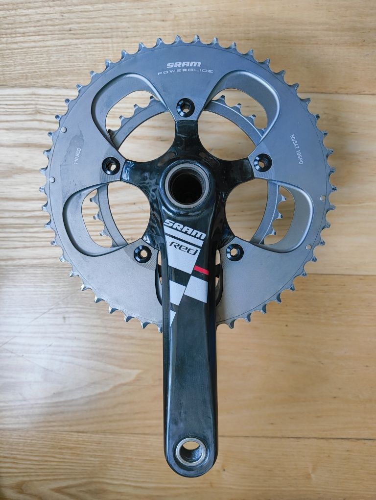 Korba Sram Red 172.5 mm 50/34T 110 bcd support gratis
