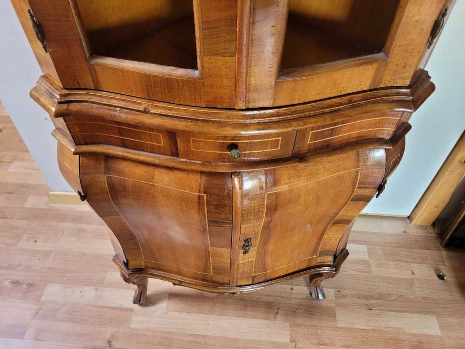 Witryna narożna drewniana Ludwikowska