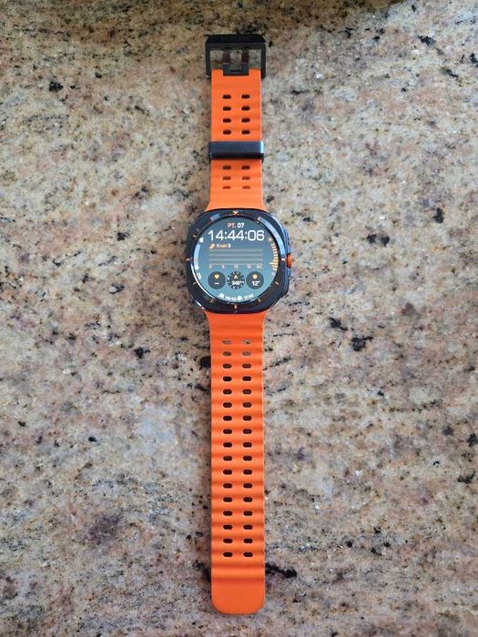 Smartwatch Samsung Galaxy Watch Ultra tytan + pomarańcza