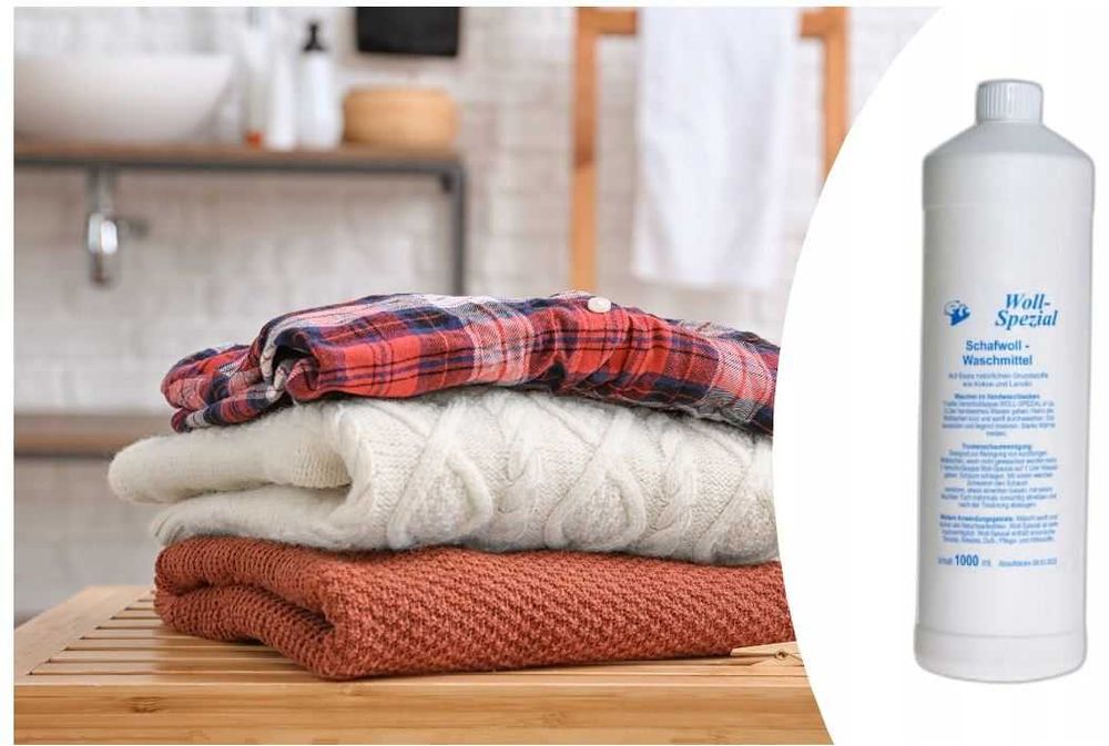 Lanolina niemiecka koncentrat do prania wełny 1L