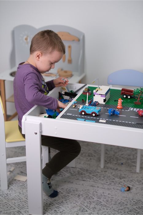 Дитячий столик з підсвіткою лед пісочниця монтесорі световой детский