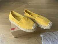 Nowe buty wiosenne żółte espadryle 37 plecione