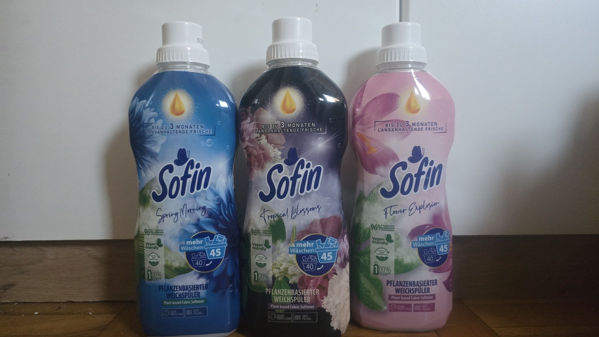 Zestaw 3 płynów do plukania z niemiec poj 810 ml